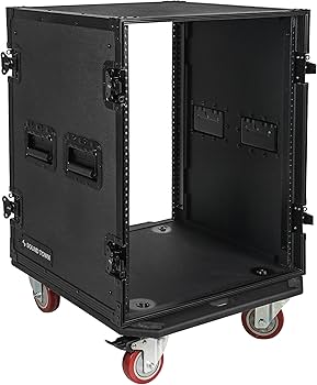 Amazon.com: Sound Town Black Series 14U PA/DJ Rack/Road Case